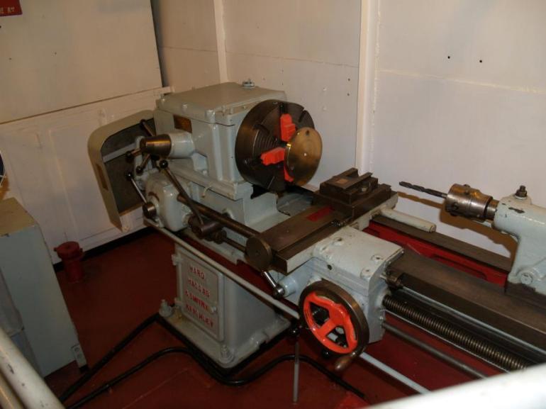 Ship Machine Shop Machinery Photos | Machine Shop in HMS Belfast | Practical Machinist ...
